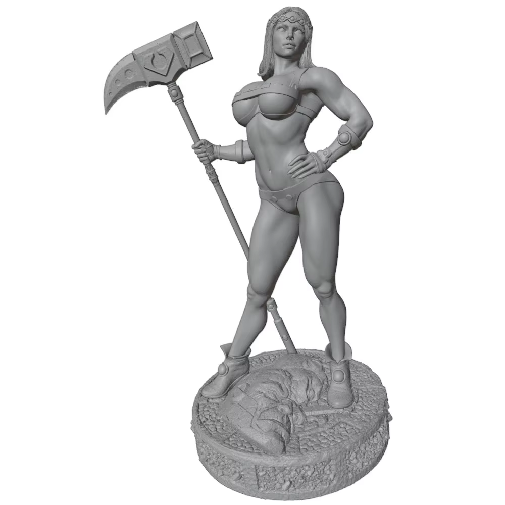 Kit de modelo 3D gris para niñas, sin montar y sin pintar - imagen 5