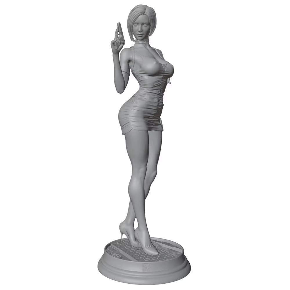 Figura de resina guerrera 75 mm – Kit de modelo GK sin pintar