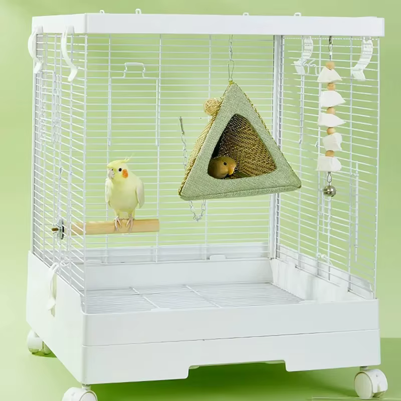 Nido Colgante para Loros Pequeños – Refugio Decorativo para Aves