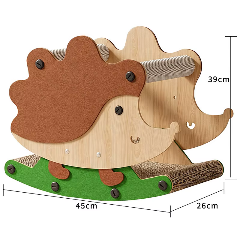 Rascador para gatos con tabla protectora del sofá y torre nido - imagen 2