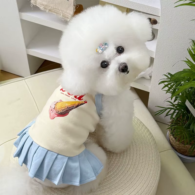 Vestido de verano con capucha para cachorros Chihuahua - imagen 5