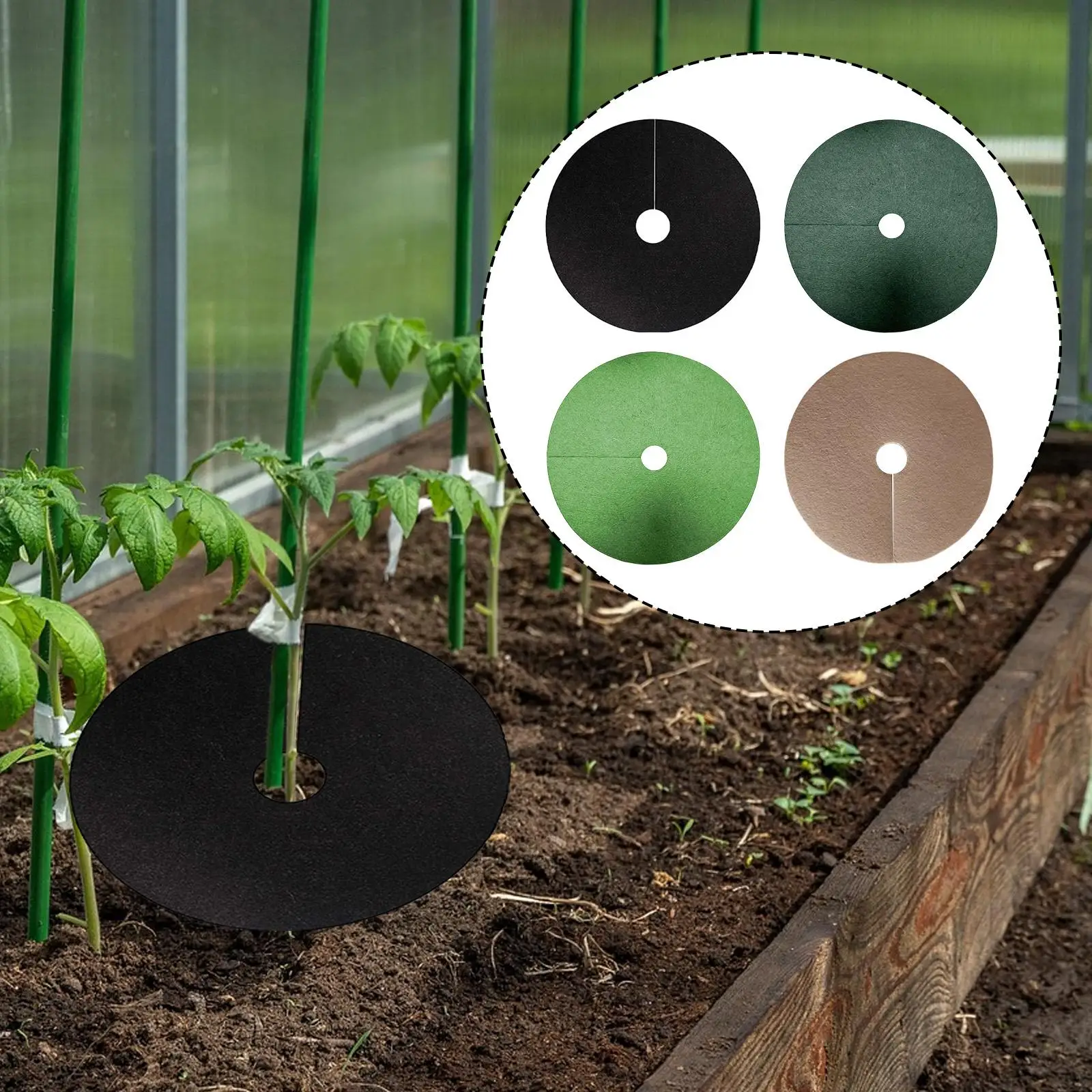 Mantillo Transpirable para Jardín – Cubierta No Tejida Reutilizable Anti-Malezas - imagen 5