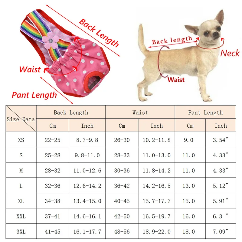 Pantalones cortos con estampado de puntos para perro