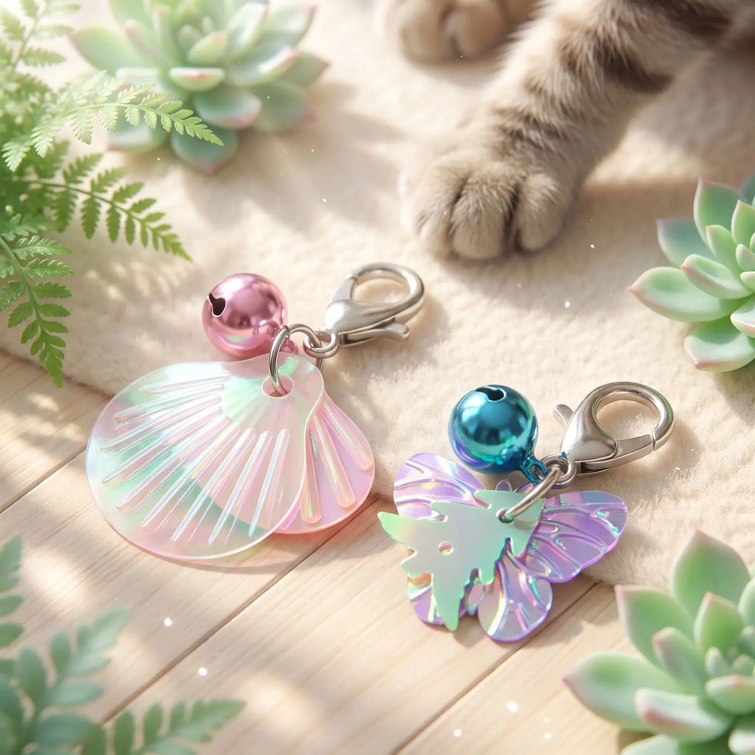 Varita juguete para gatos con accesorios intercambiables - imagen 2