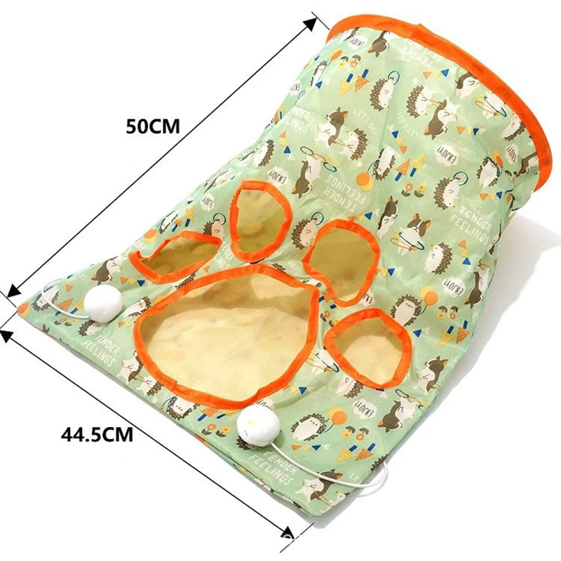 Bolsa de perforación y palo para gato