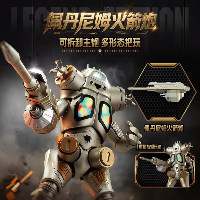 Robot Articulado LED King Joe – Modelo Coleccionable Iluminado - imagen 4