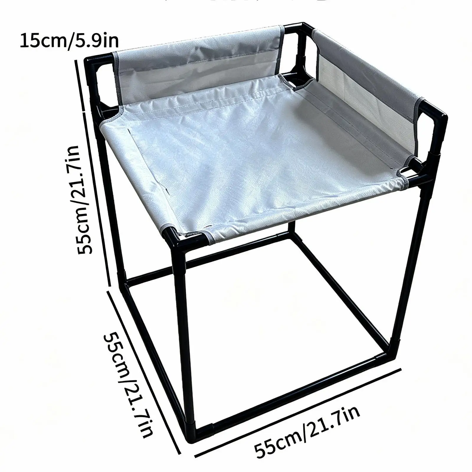 Cama ventana para perros y gatos con barandilla alta - imagen 3