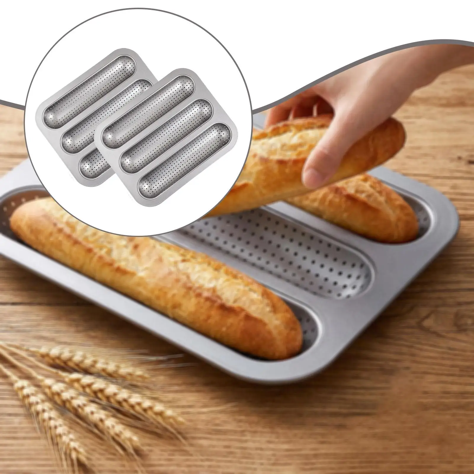 Bandeja de horno de acero resistente para premios de gato y perro