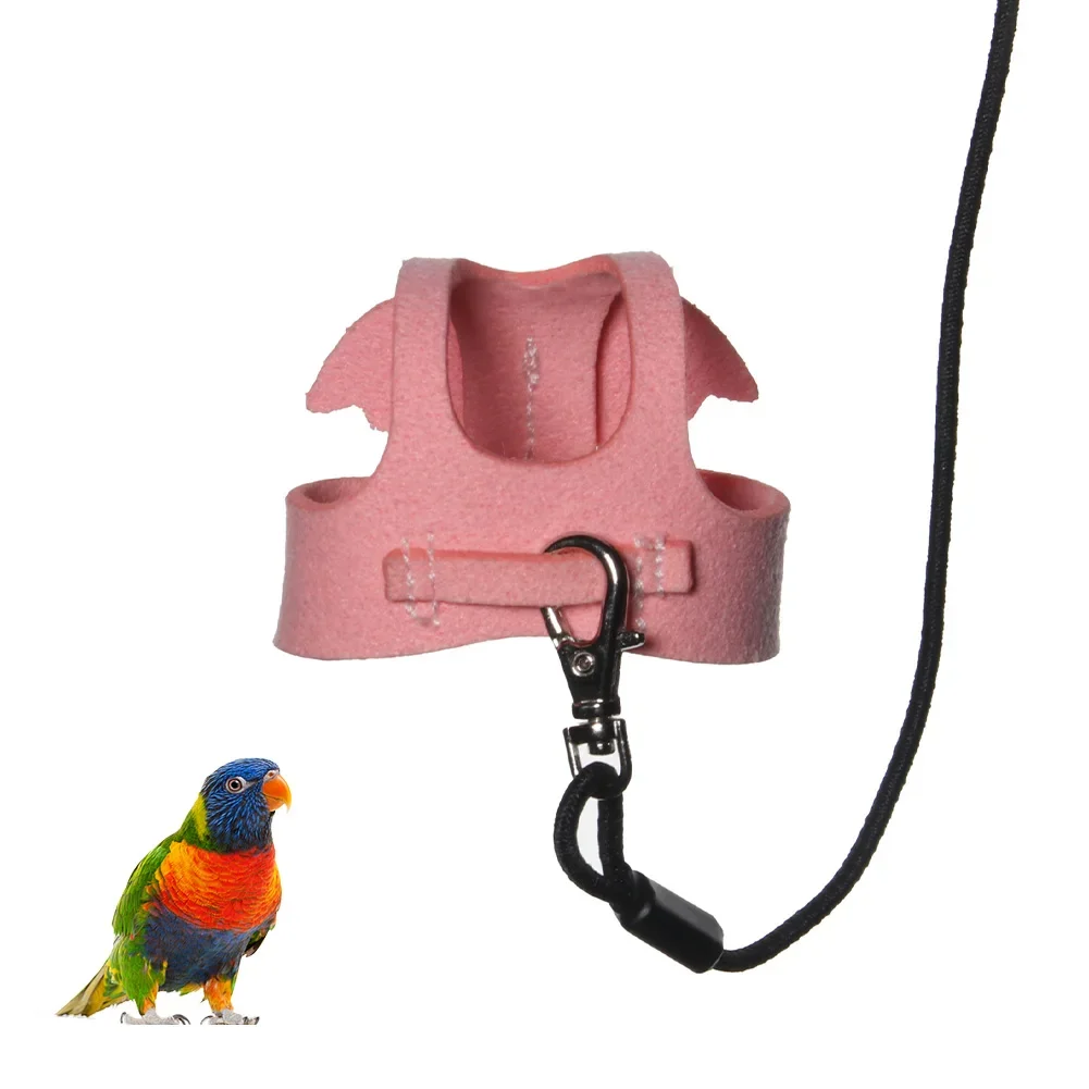Chaleco de arnés de vuelo en terciopelo rosa