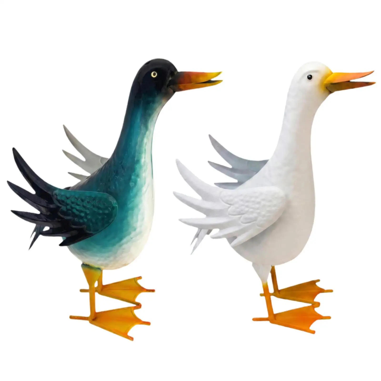 Figura de pato decorativo para jardín