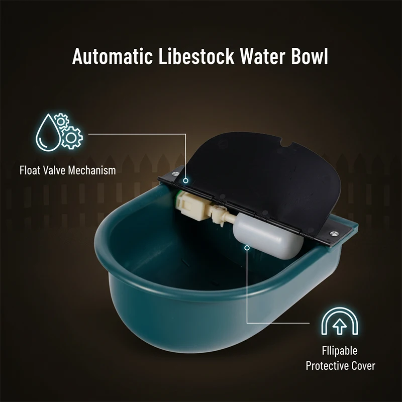 Bebedero automático para perros, vacas y ovejas con válvula flotador - imagen 4