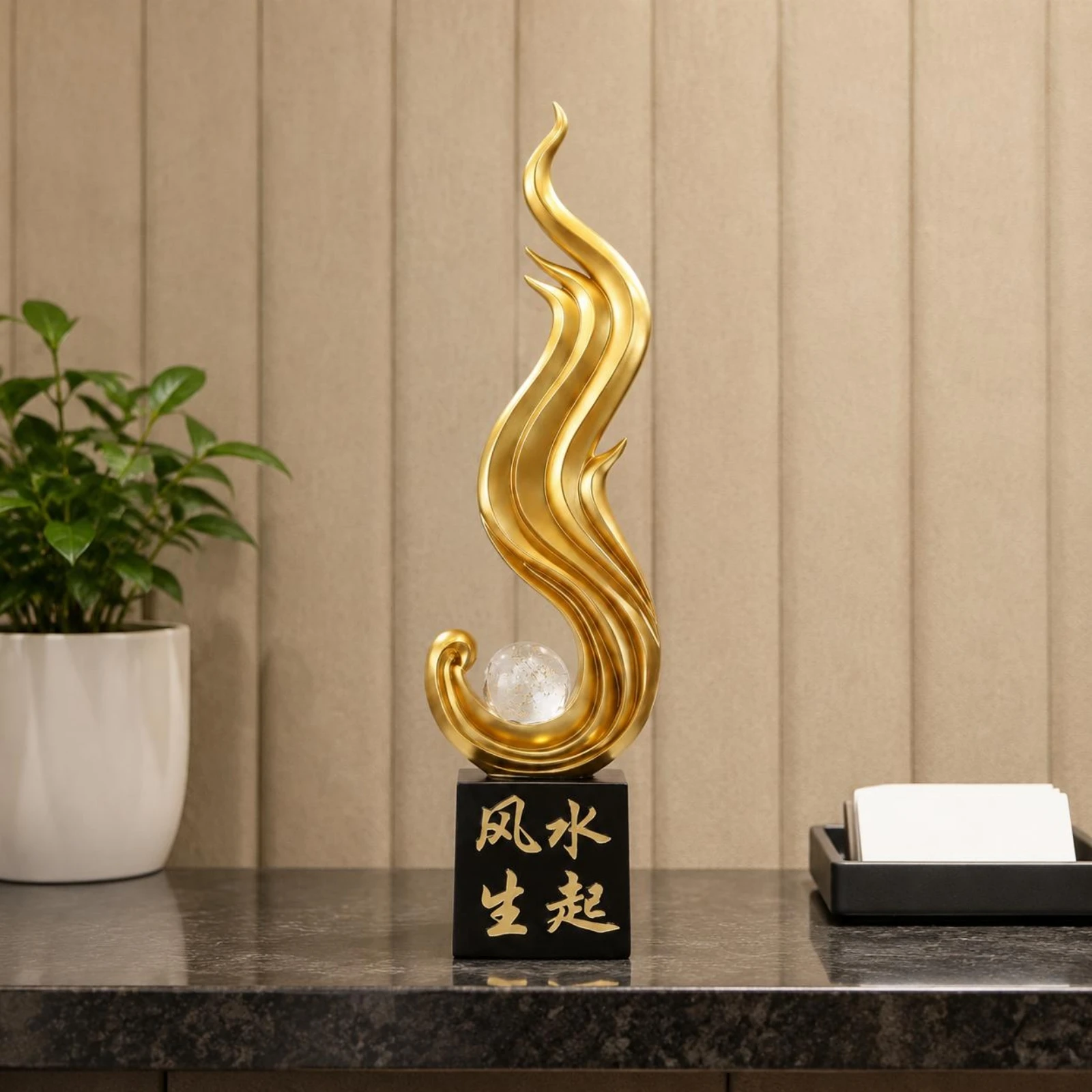 Adorno Feng Shui para escritorio: decoración ligera gatos y perros - imagen 3