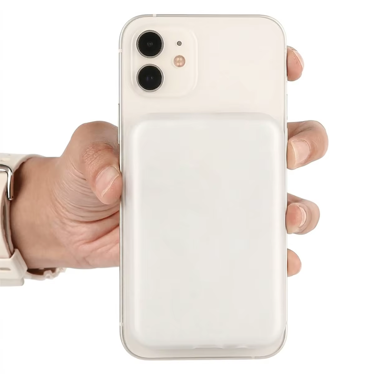 Funda iPhone magnética con banco de energía, TPU anti-caídas - imagen 4