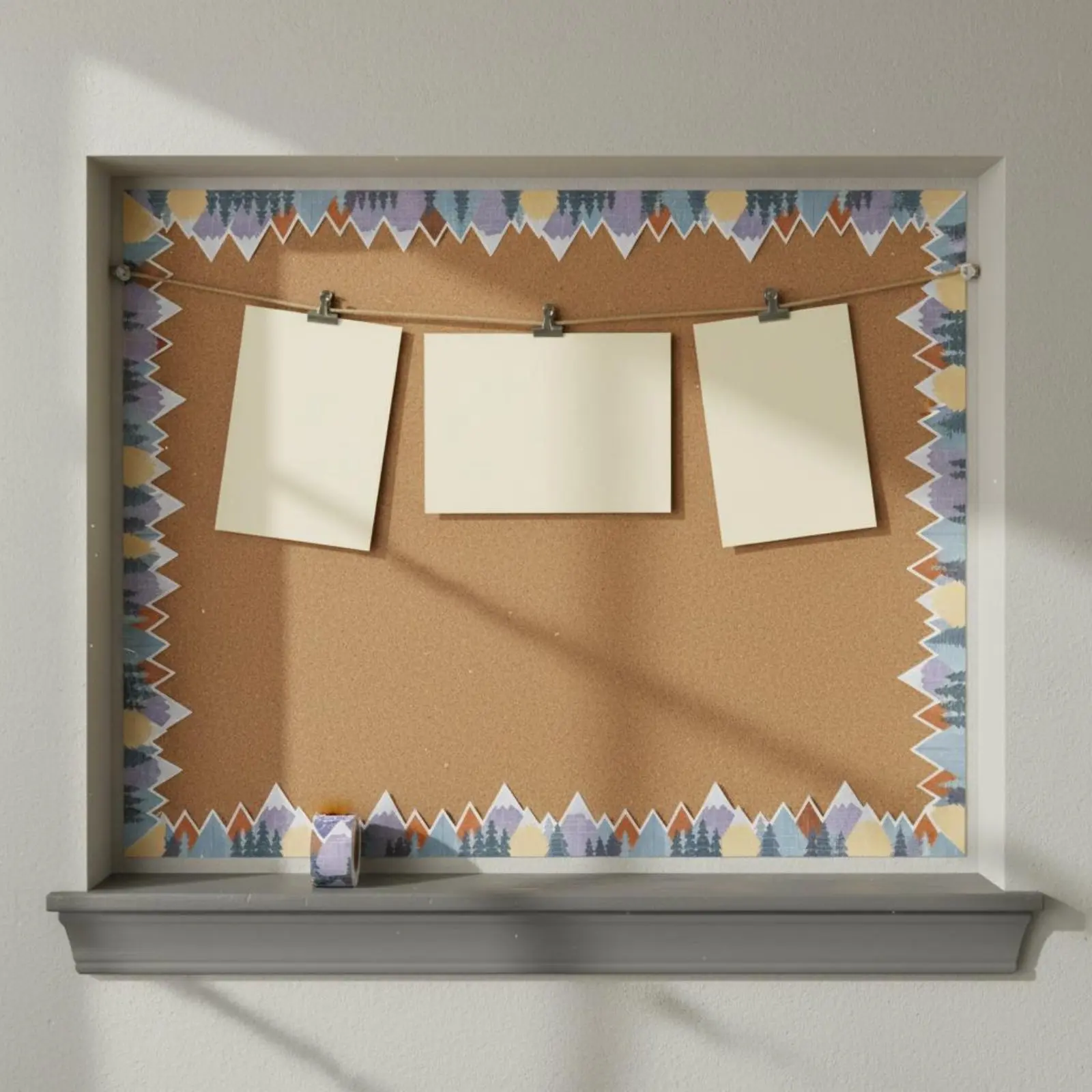 Pegatina decorativa para pizarra con cinta bosque, para gatos y perros - imagen 3