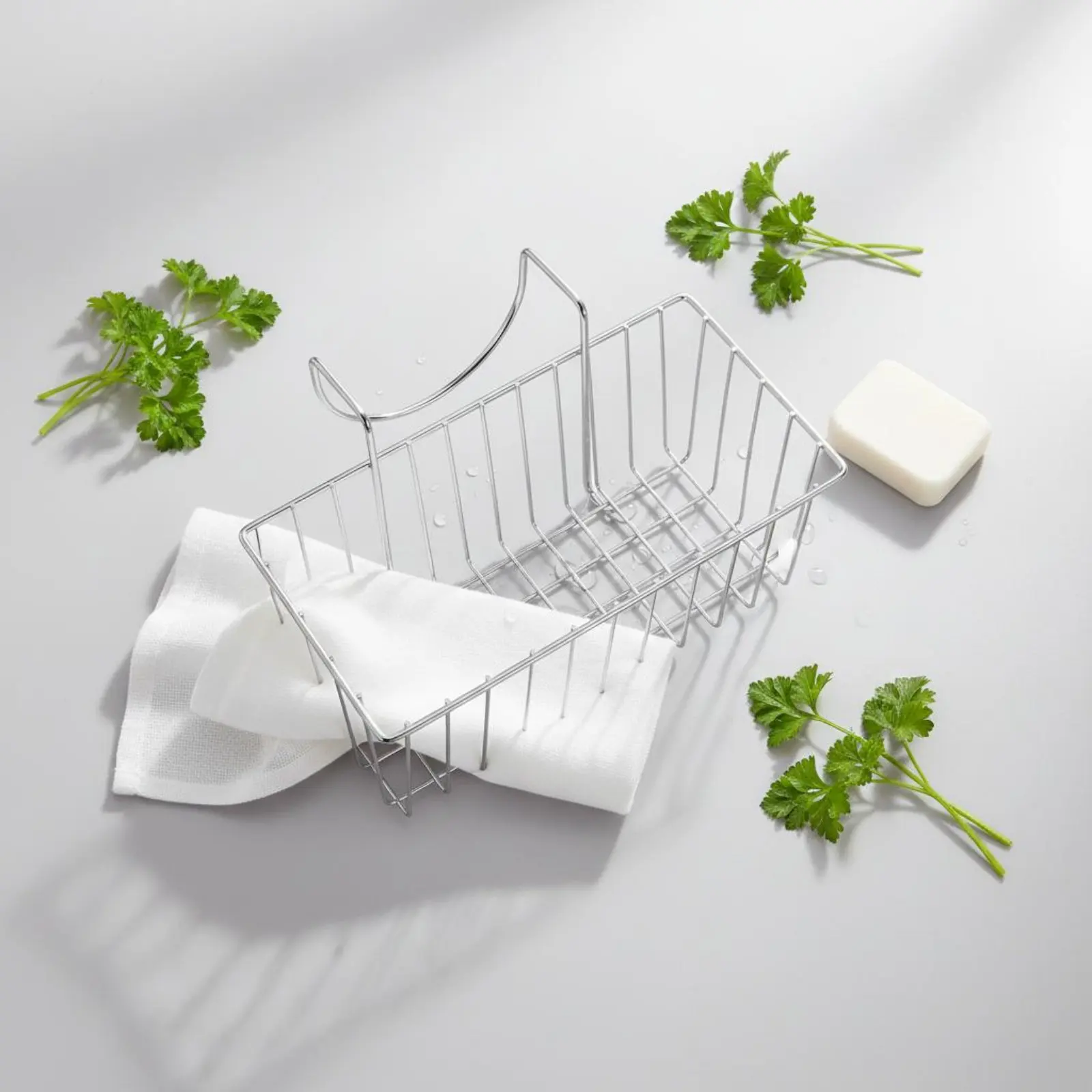 Soporte esponja acero inox antirrobo drenaje rápido gatos y perros - imagen 5