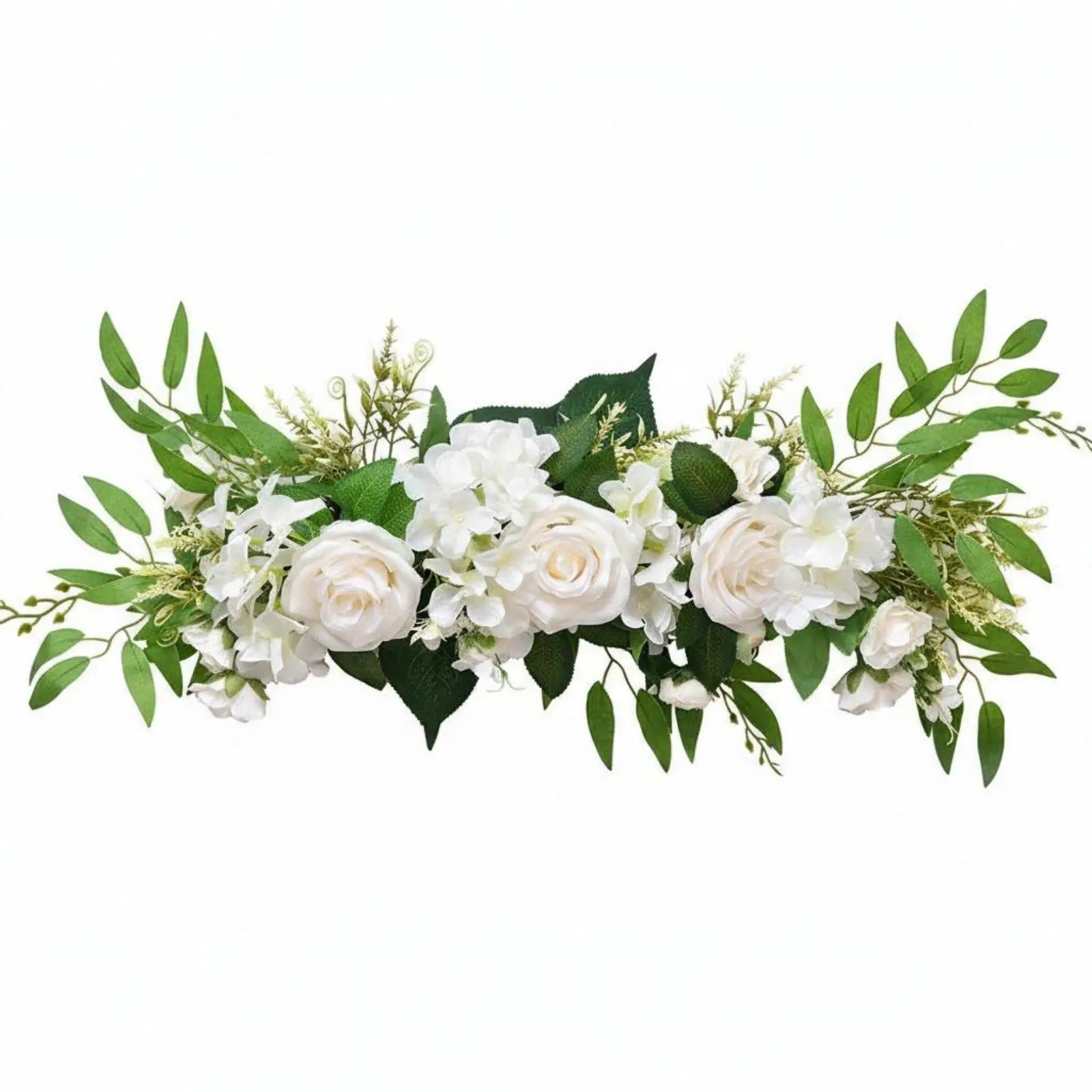 Guirnalda de Rosas Artificiales – Decoración Floral para Hogar y Eventos