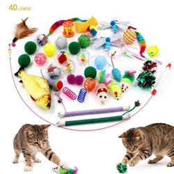 Pack de juguetes para gatos, surtido mixto para varios felinos