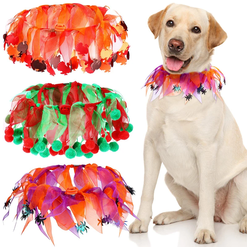 Collar Halloween en uso con mascota