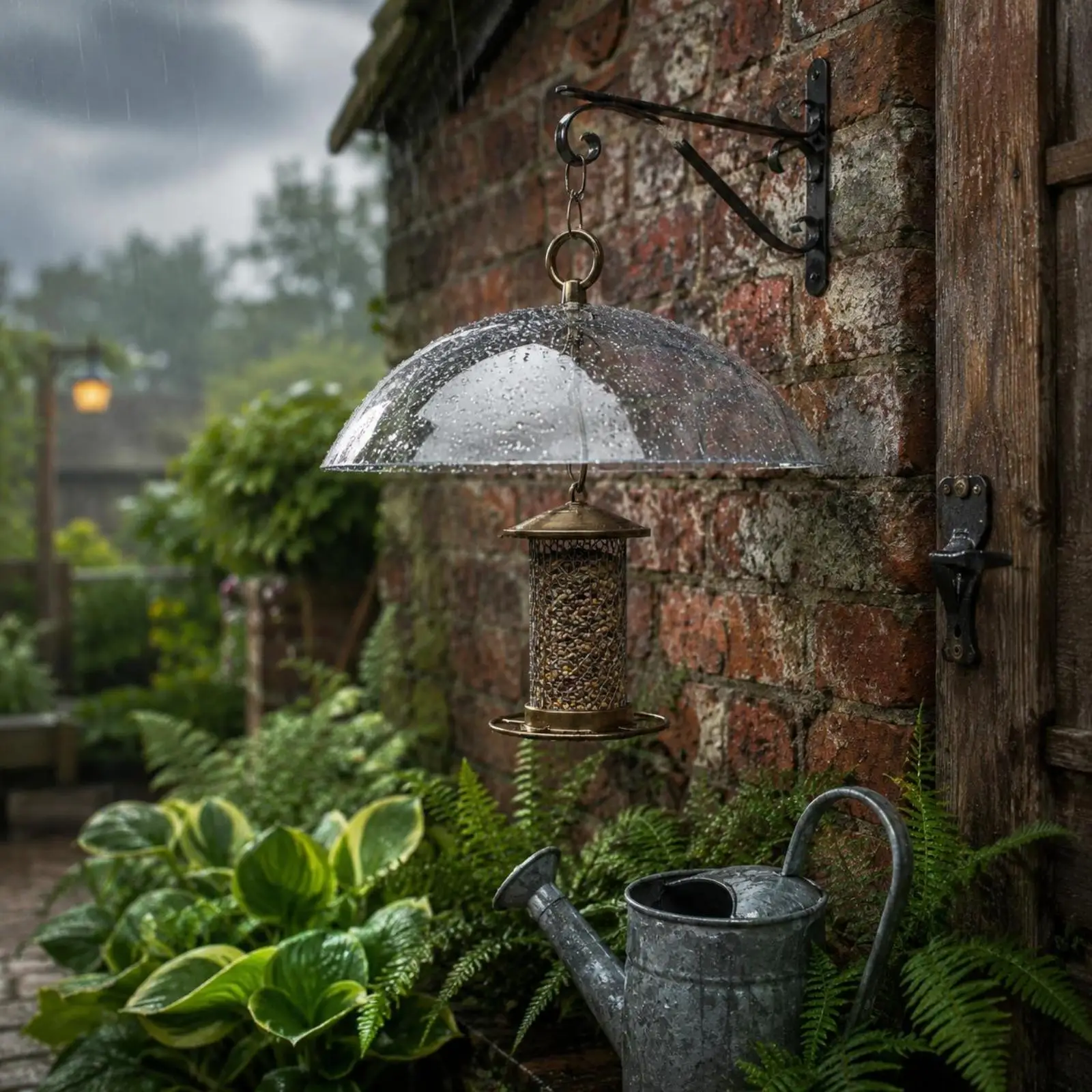 Domo Protector para Comedero de Pájaros – Cubierta Contra la Lluvia para Exterior - imagen 5
