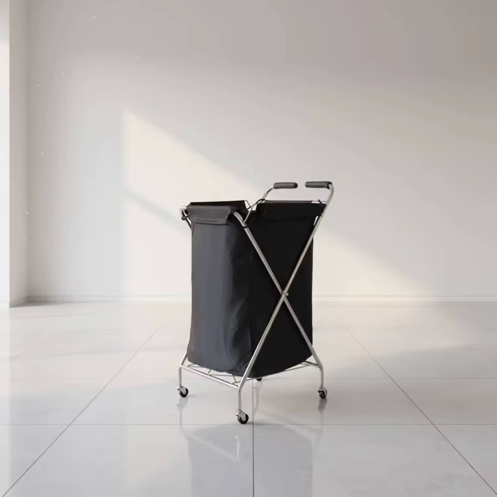 Cesto ropa plegable con ruedas para mascotas – Carrito rodante