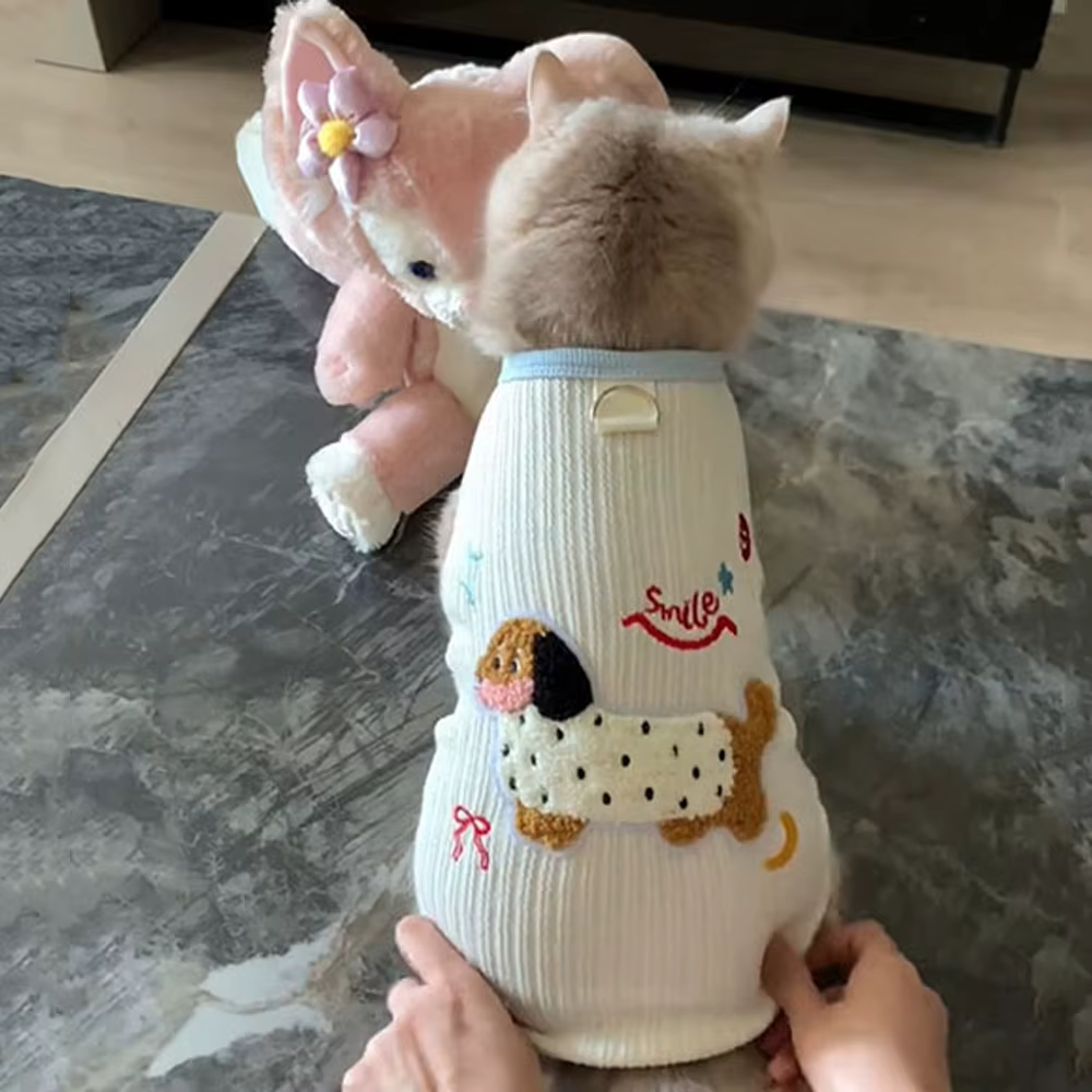 Chaleco ropa transpirable suave para gatos y perros pequeños - imagen 5