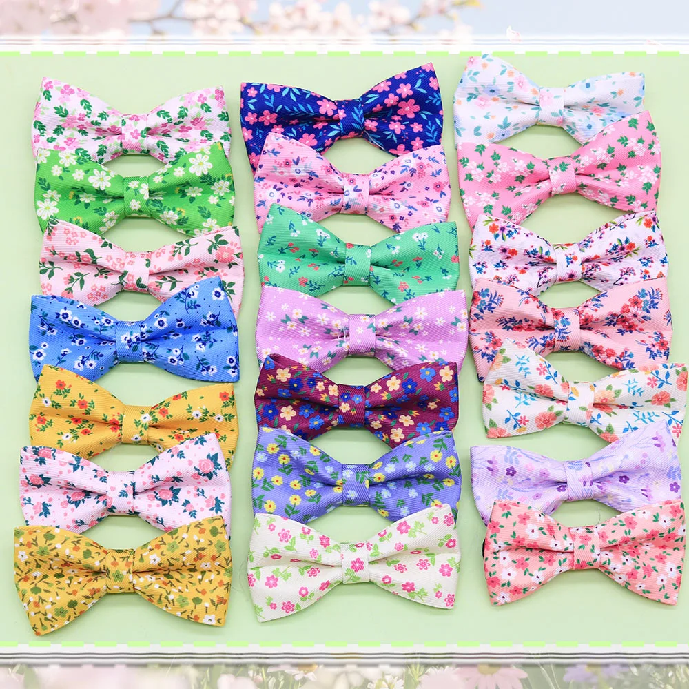 Collar floral para perro con lazo desmontable, ideal primavera-verano - imagen 4