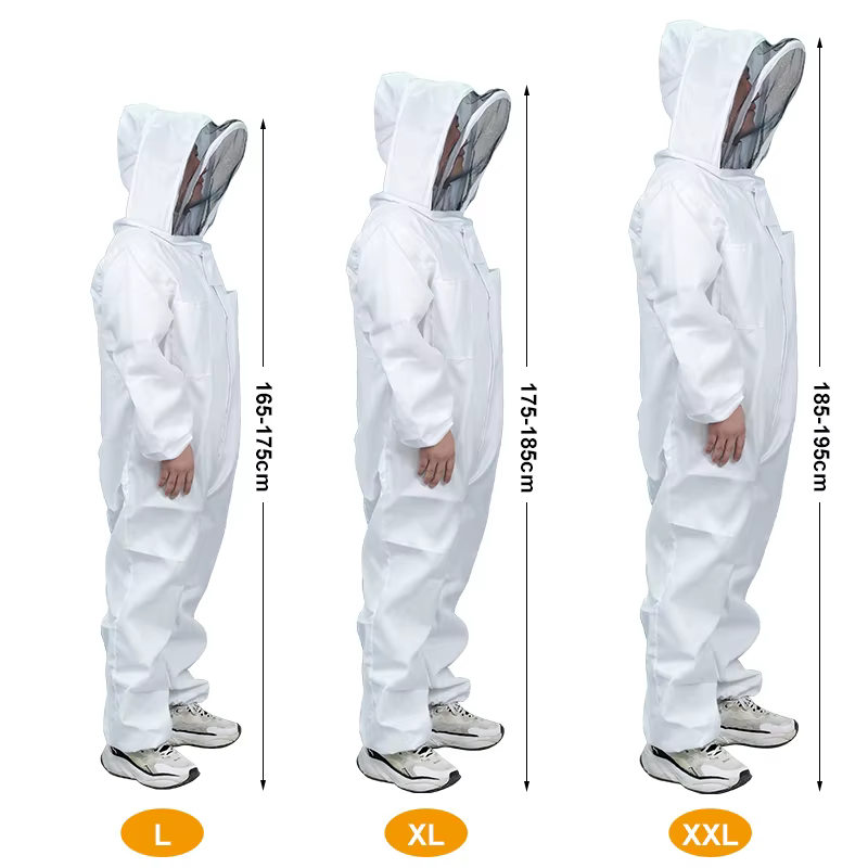 Traje apicultor profesional con guantes transpirable tallas L-XXL - imagen 3