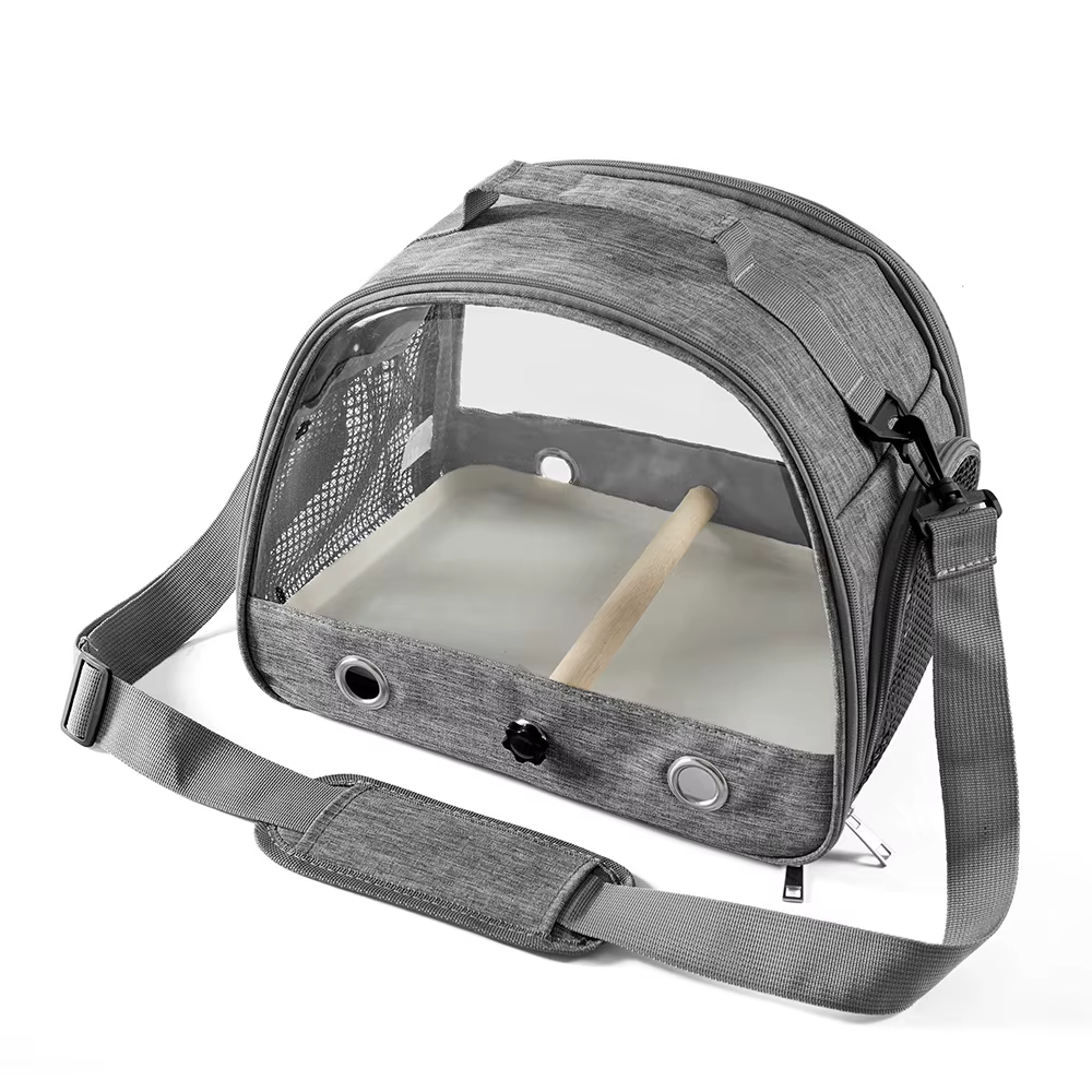 Bolsa para aves: vista y acceso para el viaje