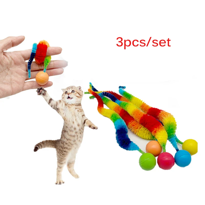 Colores variados para estimular el juego felino