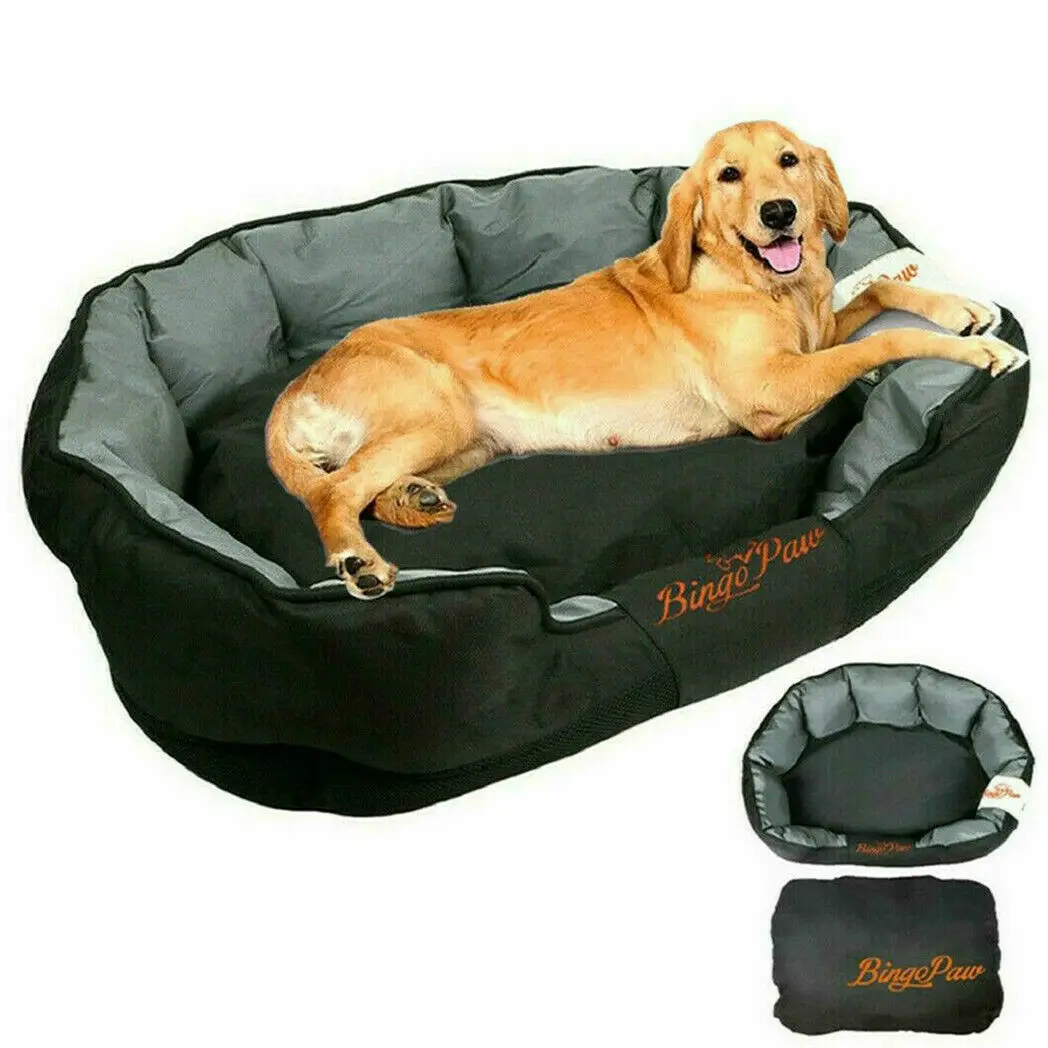 Cama ortopédica impermeable lavable para perros XXL–L, cojín extraíble - imagen 5