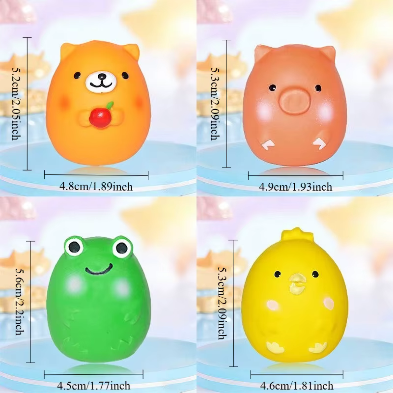 Juguete masticable de látex para perros, rana limpiadientes - imagen 4