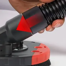Cubierta antipolvo para amoladora angular con colector por vacío, reduce limpieza