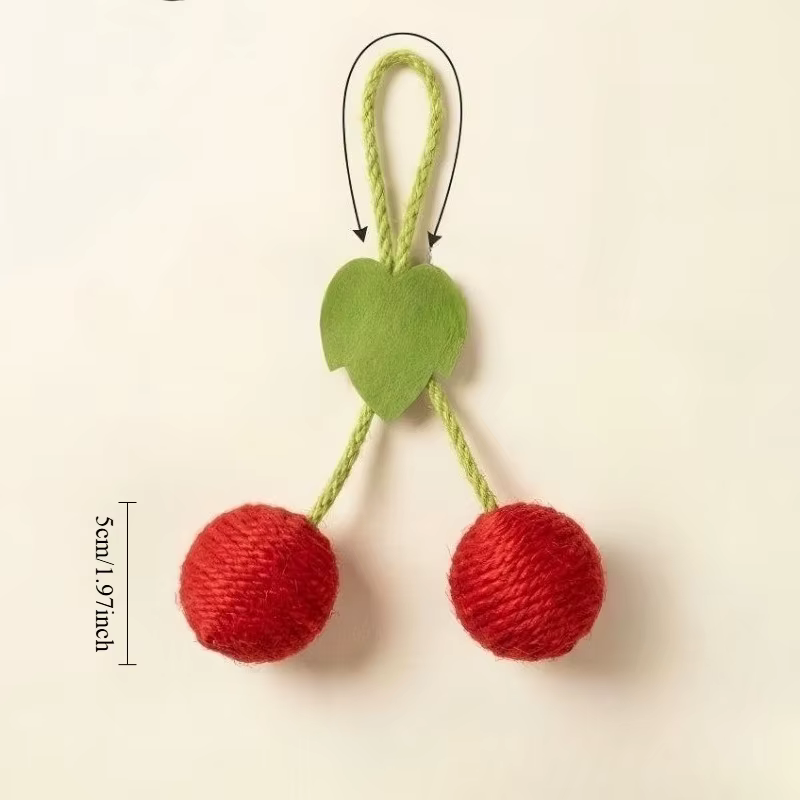 Pelota chirriante para gatos – Resistente a mordiscos y limpia dientes - imagen 2