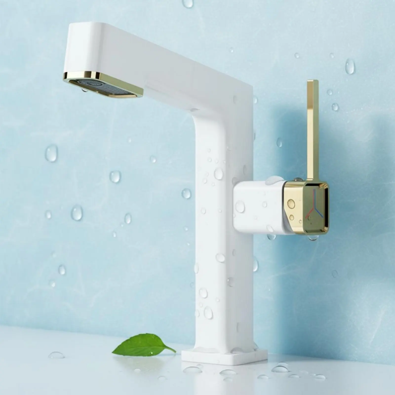 Grifo de lavabo extensible con enjuague ascendente y mezclador - imagen 3
