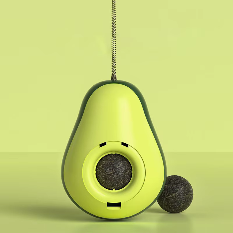 Juguete interactivo para gatos bola aguacate con premios dispensador - imagen 5