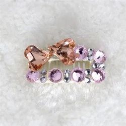 Pinza para el pelo de perro con pedrería y perlas, Maltés y Yorkshire