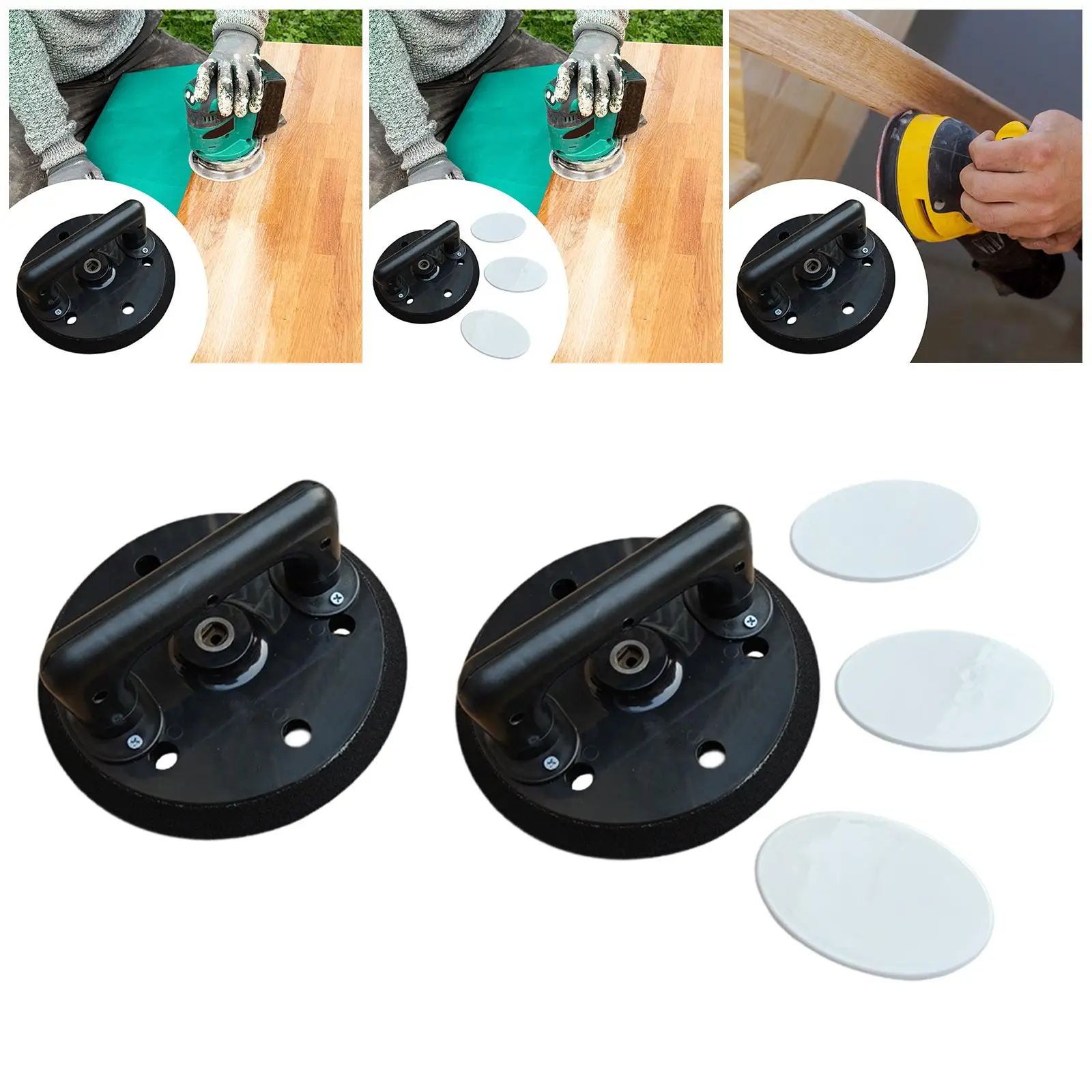 Soporte lijador profesional con diseño autoadhesivo