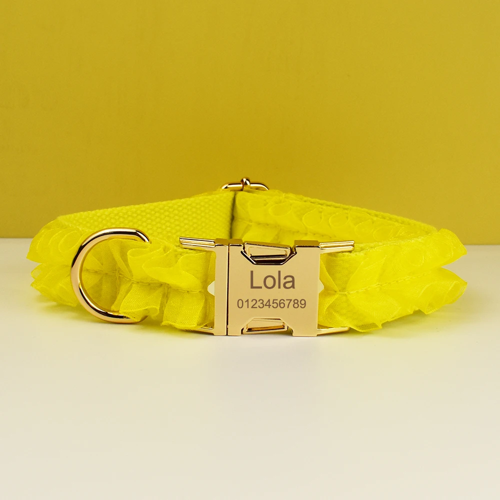 Collar personalizado en uso