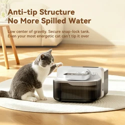 Bebedero Inalámbrico para Gatos - Fuente de Agua Automática 3.5L