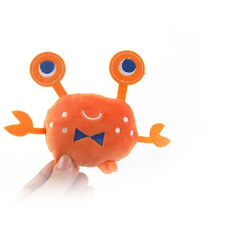 Juguete de peluche chirriante de cangrejo para perros y gatos - imagen 5