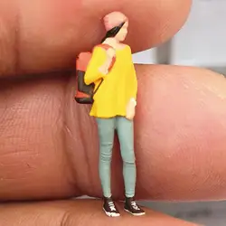Figuras Miniatura 1:64 para Dioramas – Muñecas de Resina sin Pintar