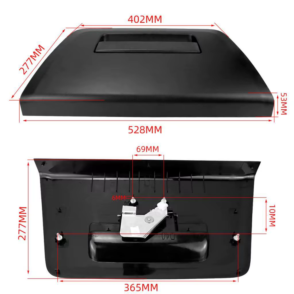 Manija negra para puerta trasera de coche Nissan - imagen 4