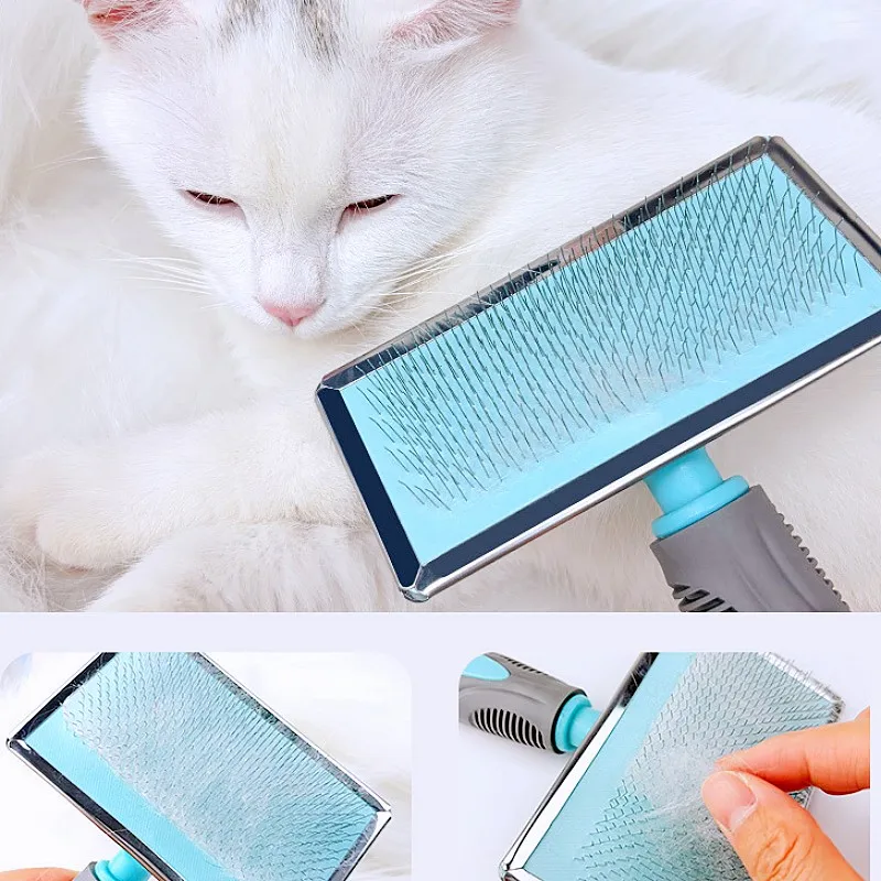 Cepillo removedor de pelo para perros grandes y peines gatos - imagen 3