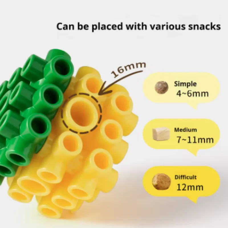 Juguete masticable interactivo para perros: puzzle TPR y dientes - imagen 3