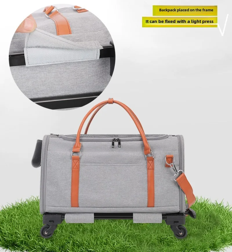 Bolsa de nailon en color cobre con hebilla ajustable