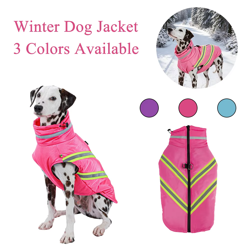 Chaqueta impermeable reflectante para perros pequeños y medianos – Invierno - imagen 5