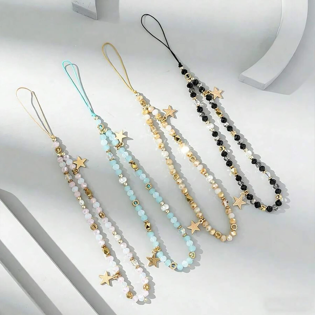 Cadena para teléfono con colgante estrella – Cordón accesorio moda - imagen 3