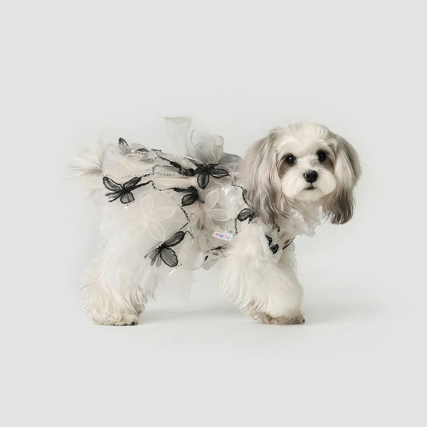Perro con chaleco/falda para estilo de princesa