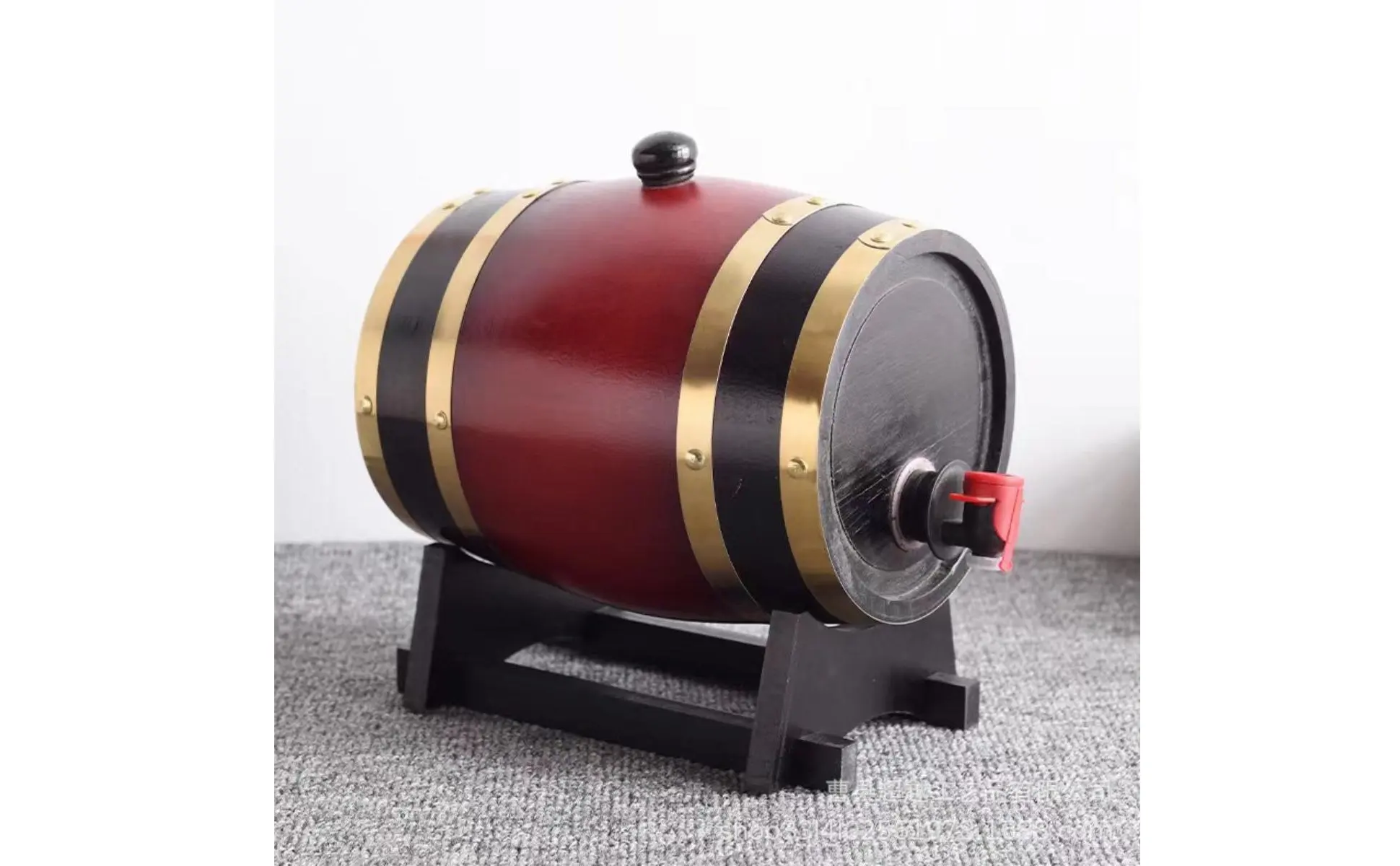 Barril vintage con acabado natural, listo para uso