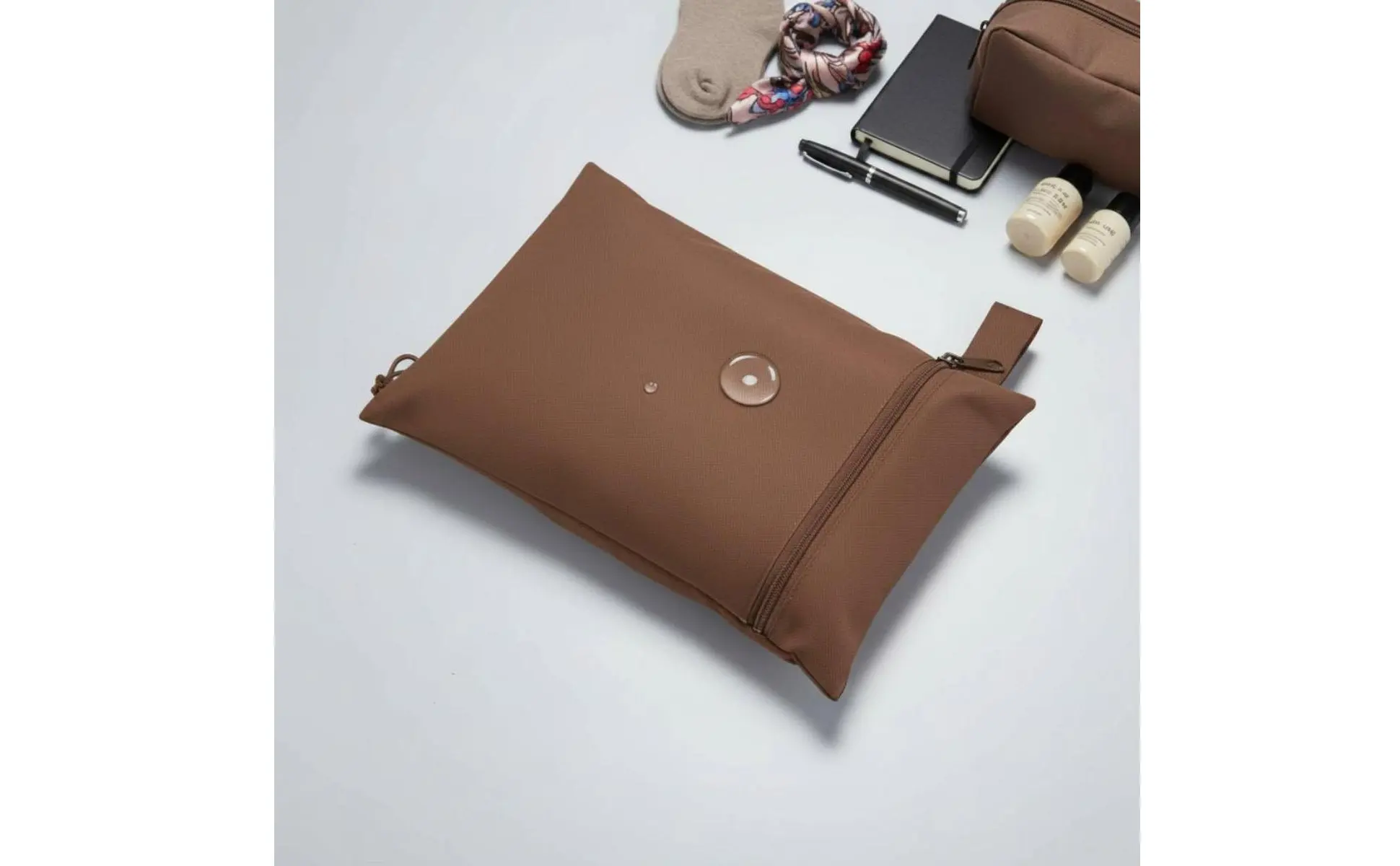 Bolsa de tela Oxford impermeable con cierre de cremallera para almacenamiento ligero